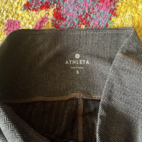 ATHLETA SLY DRIFTER HERRINGBONE LEGGINGS SIZE SMALL - Picture 2 of 8